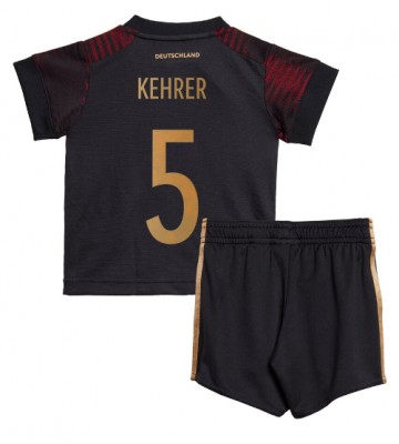 Germany Thilo Kehrer #5 Replica Away Stadium Kit for Kids World Cup 2022 Short Sleeve (+ pants)